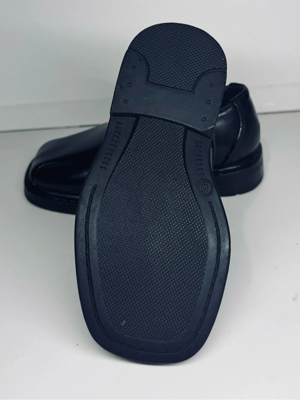 TKS Boys Black Monk Strap Dress Shoes, Size US 6M / Curtis Style Slip-On Loafers